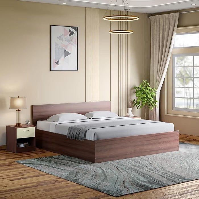 GODREJ INTERIO EWA Queen Size Engineered Wood Bed with Box Storage