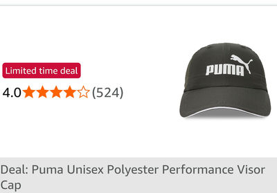 Puma Unisex Polyester Performance Visor Cap