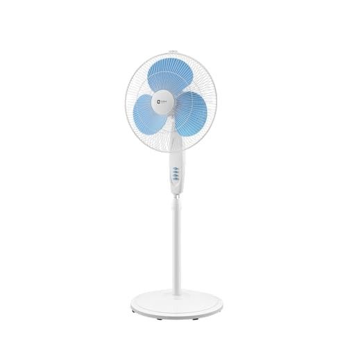 Orient Electric Stand-82 400 MM Oscillating Pedestal Fans | Stand Fan with Tilt Mechanism | High Air Delivery | Aesthetic Design with Telescopic Arrangement | 2 Year Warranty by Orient, Sky Blue