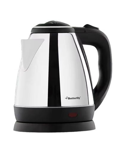 Butterfly EKN 1.5L Electric Kettle 1500W Auto Shut Off (Silver) on Instamart: