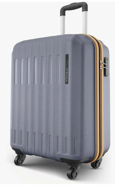 Safari Genius Alley 55cm Cabin Trolley Bag Hard Case Polypropylene