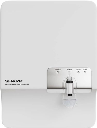 Sharp WJ-RR065V-WS 7 L RO + UV + Silver + TDS Control Water Purifier (White Silver)