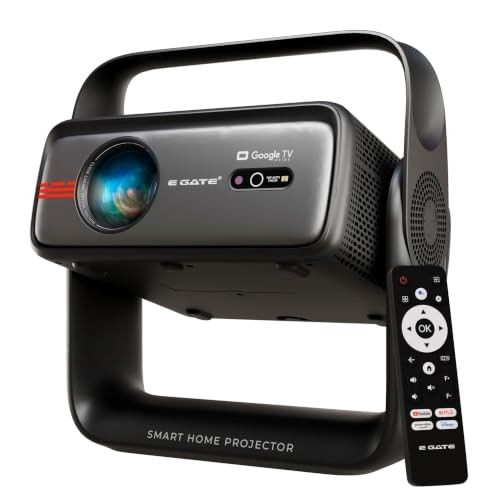 E GATE Zen 9X Google TV Official Native 1080P Projector 4K Ultra HD