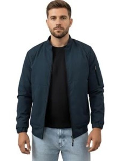 NINQ Men Solid Casual Jacket