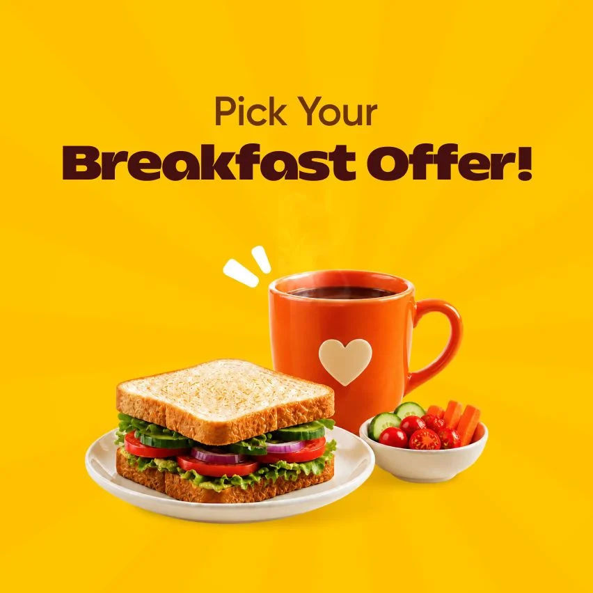 Swiggy: Pick Your Breakfast Offer