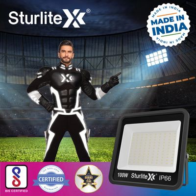 (Pack Of 2) Sturlite Toddo 100 W LED Flood Light (L-G-0187-100W) Flood Light Outdoor Lamp