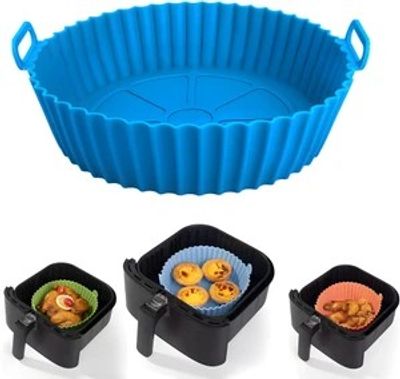 FUELBYTE 1Pcs Silicone Air Fryer Liners Reusable Non-Stick Pot Fo...more