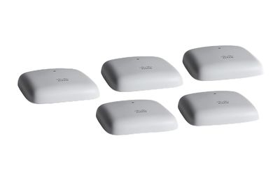 Cisco Business 5-CBW140AC-D Wi-Fi Access Point |802.11ac | 2x2 | 1 GbE Port | Ceiling Mount | 5 Pack Bundle | Limited Lifetime Protection (5-CBW140AC-D)