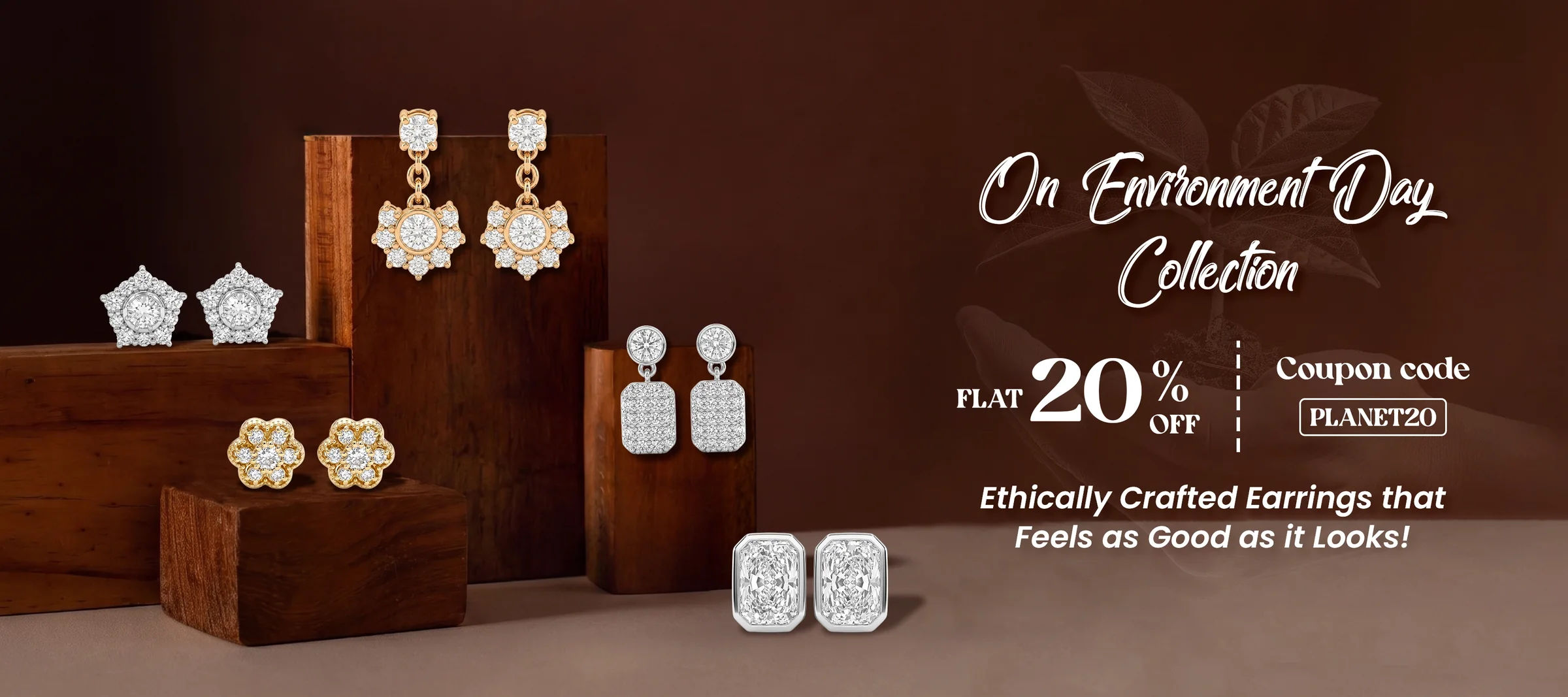 Environment Day Sale: Shine Responsibly with Diamond Earrings