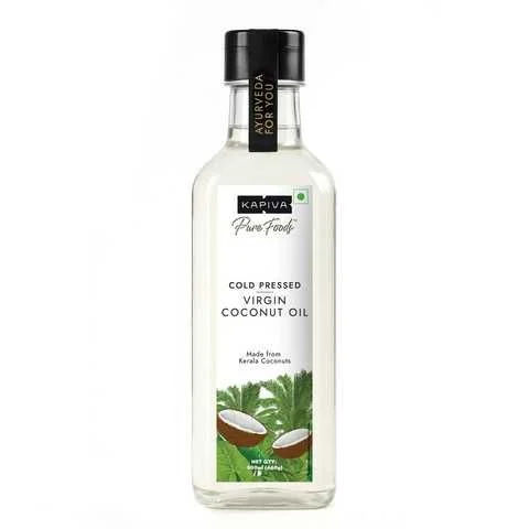KAPIVA Virgin Cold-pressed Coconut Oil 250ml & 500ml variants | 100% Pure, Unrefined, Organic & Edible | For Cooking, Skin & Baby Care, Oil Pulling | Keto Friendly