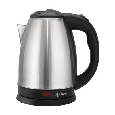 Lifelong ISI Certified Electric Kettle 1.5L with Stainless Steel Body(1 Year Manufacturer's Warranty, Silver, LLEK23)