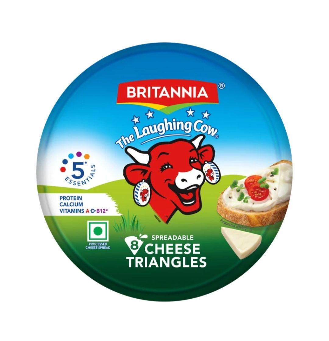 Britannia The Laughing Cow Processed Cheese Triangle (120 g)