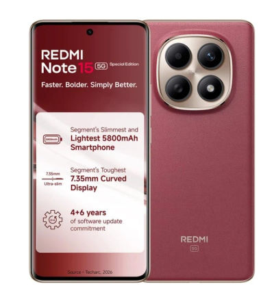 REDMI Note 15 SE 5G Snapdragon (Crimson Reserve, 128 GB) (6 GB RAM)