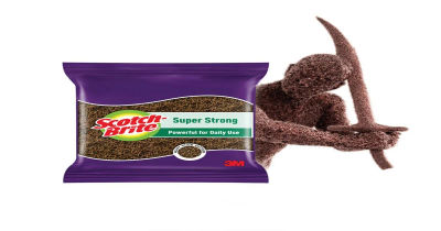Scotch Brite Super Strong Scrub Pad (Medium, Steel Scrubber Replacement)