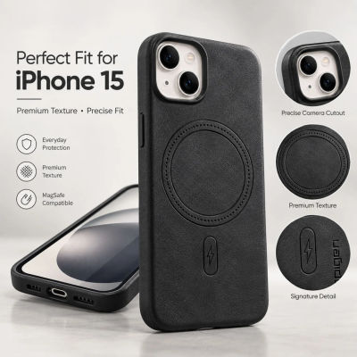Black iPhone 15 MagSafe Case
