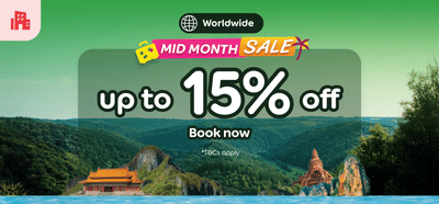 Agoda Mid Month Sale Upto 15% off