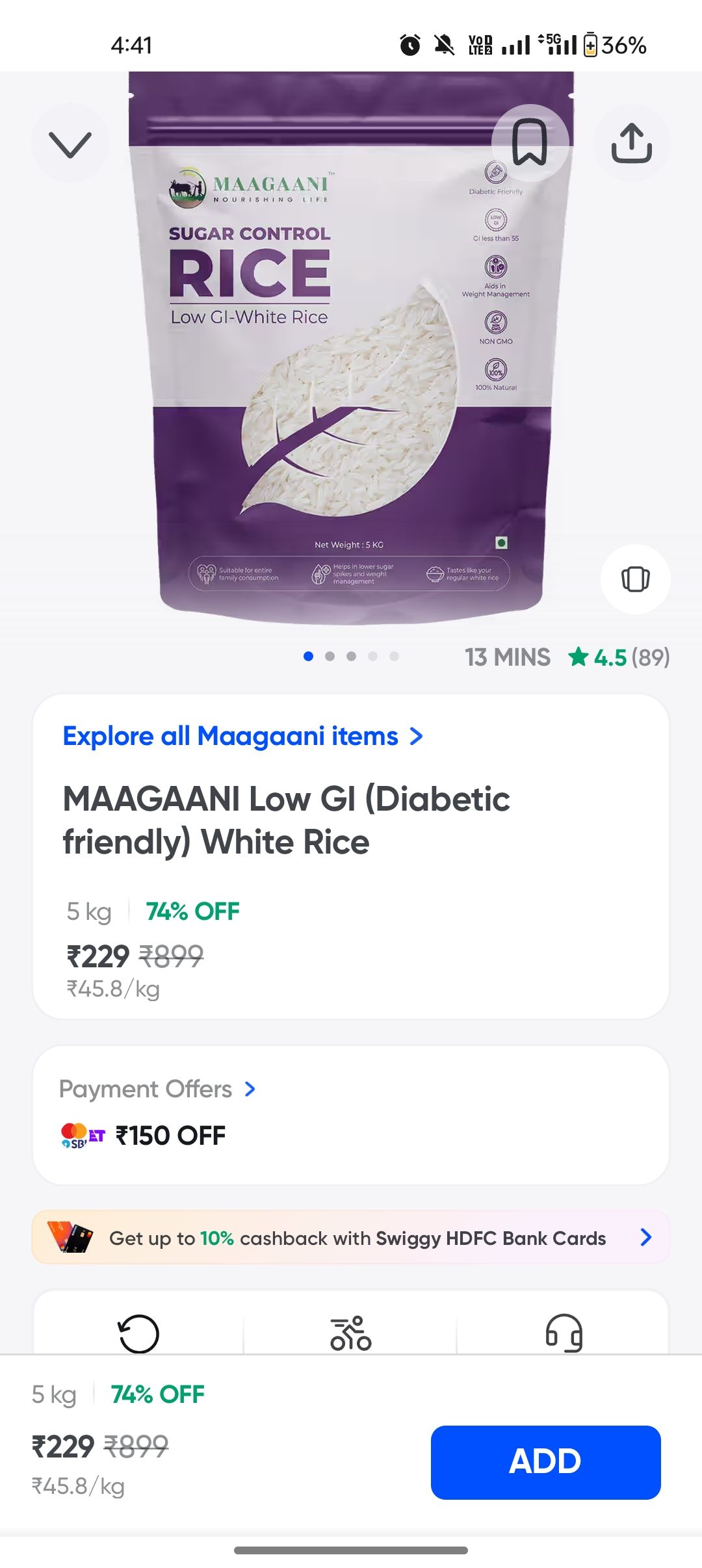 MAGAANI LOW GI RICE