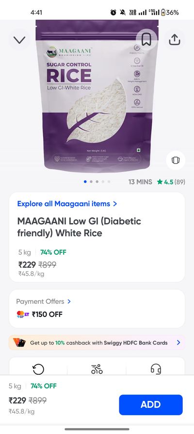 MAGAANI LOW GI RICE