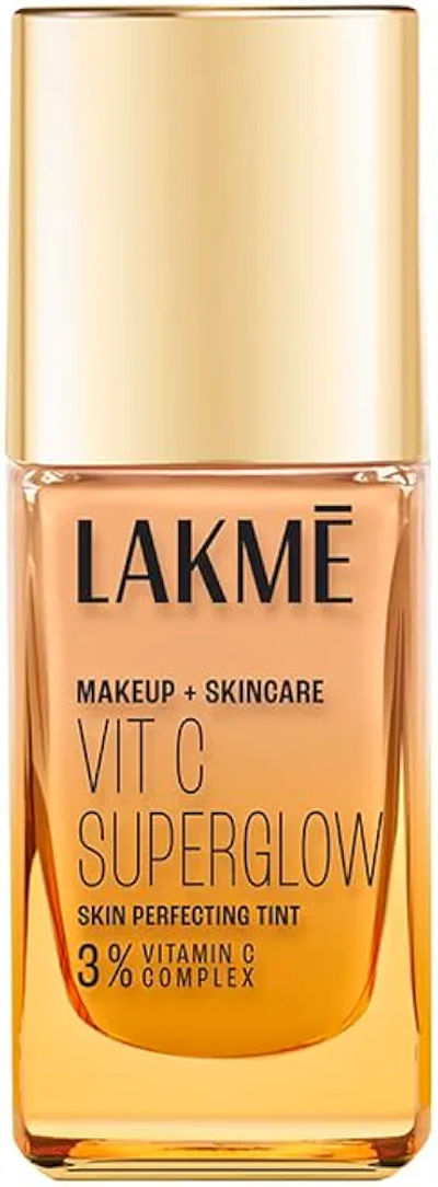 Lakme Makeup+Skincare VitC Superglow Skin Perfecting Tint Warm Crème W120 25ml