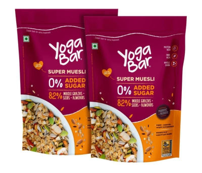 yogabar Muesli 800g No Added Sugar