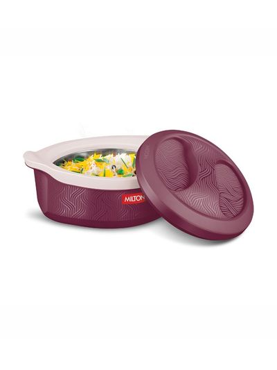 Buy Milton Evoke 1000 PU Maroon Insulated Inner Stainless Steel Casserole 850 Ml | Myntra