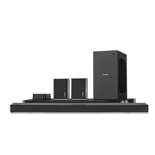 BLAUPUNKT SBW600 Klassic 8.1 Dolby Atmos Soundbar Home Theater System | HDMI- ARC Connectivity (Black-Grey)