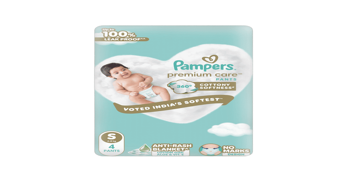 Pampers Premium Care Pants Small (pack of 4)