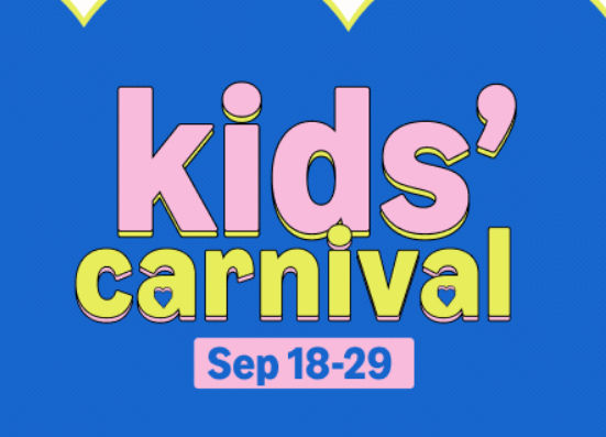 Amazon Kid's Carnival -up to 70 % off
