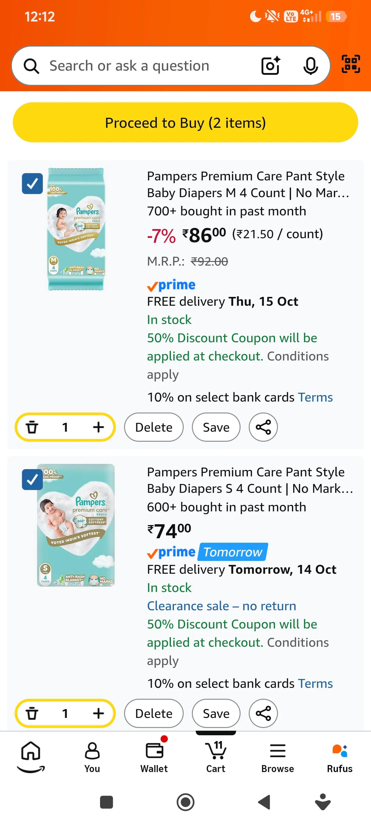 Loot both at ₹22 trick in description