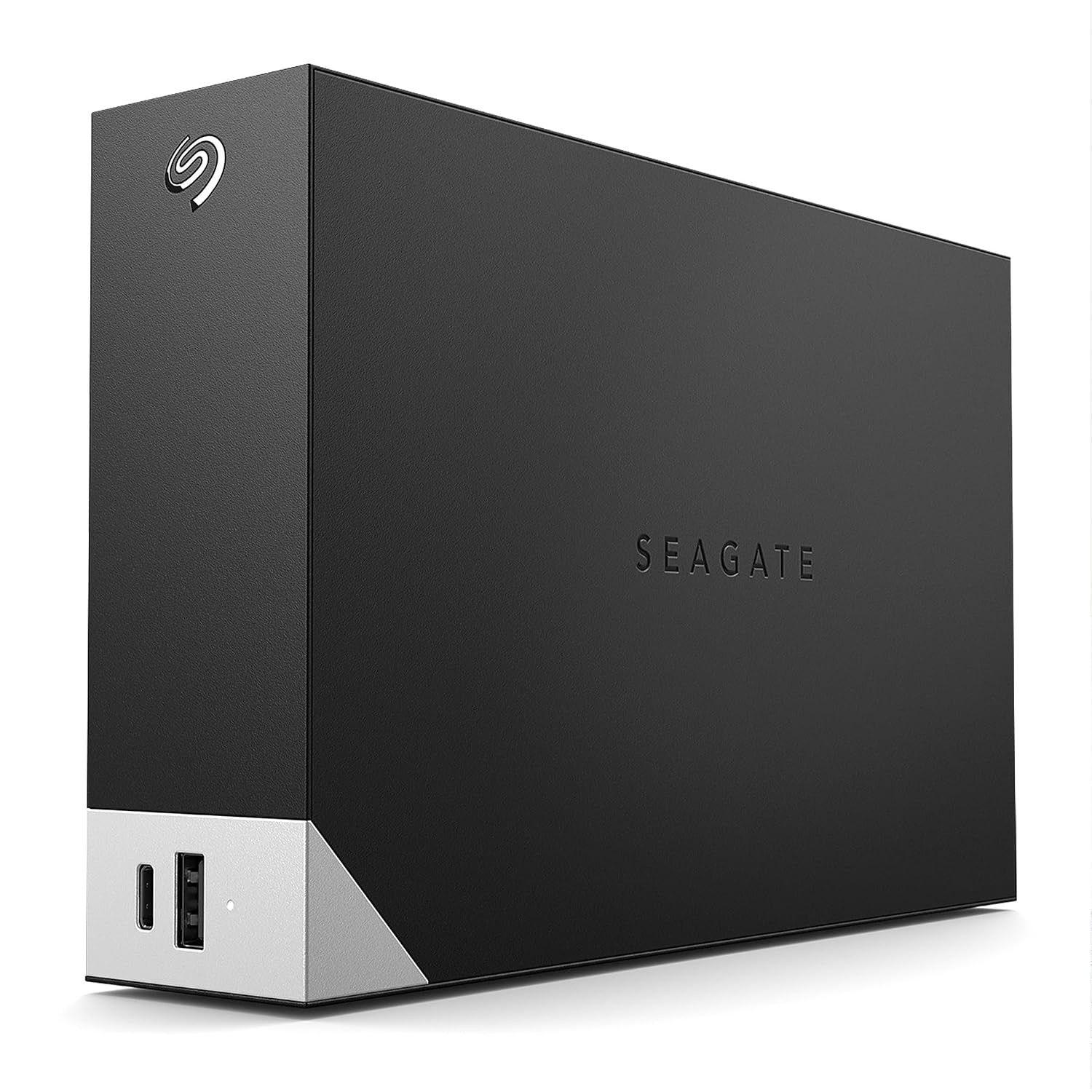Seagate One Touch Hub 4TB Desktop External HDD - USB-C & USB 3.0 Port, with 3 yr Data Recovery Services, for Computer PC Laptop Mac, 6 Month Mylio Create (STLC4000400), Black