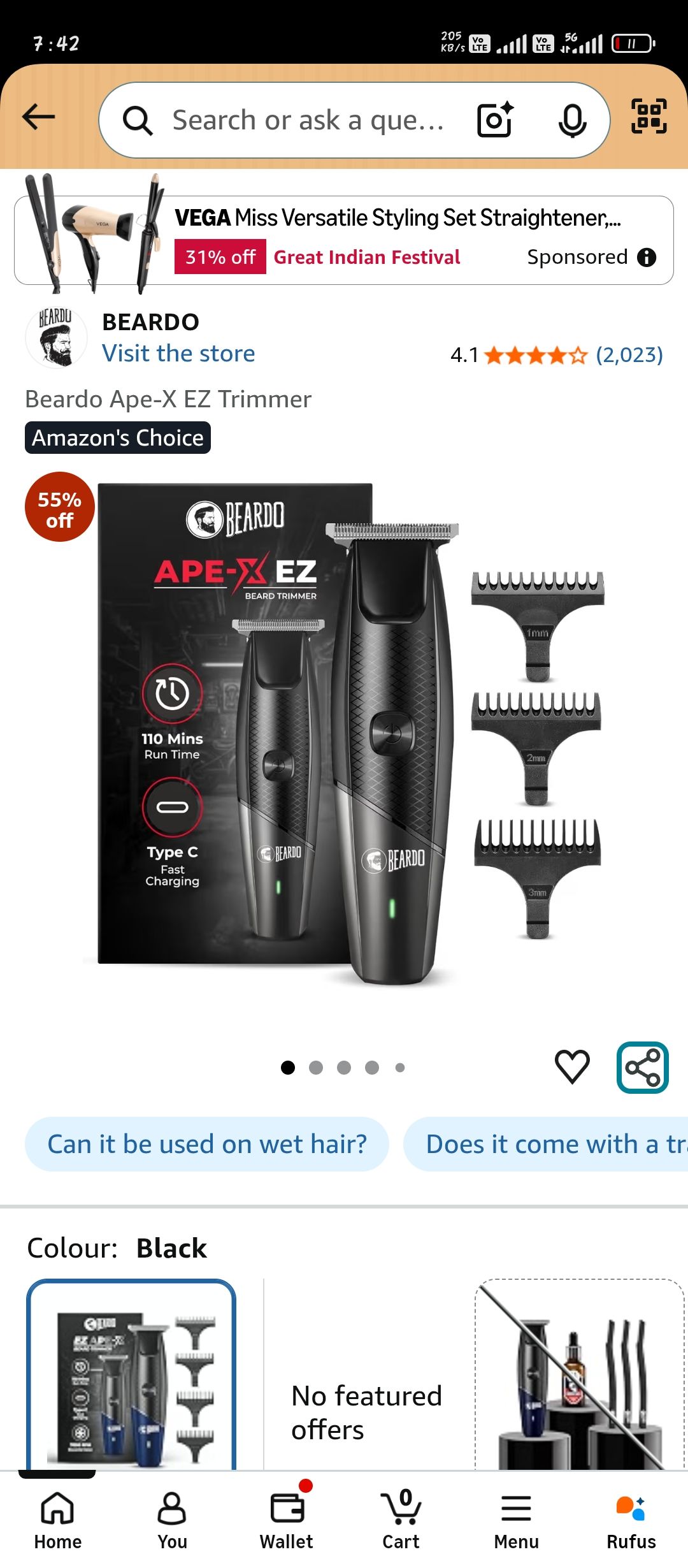 Beardo trimmer @427