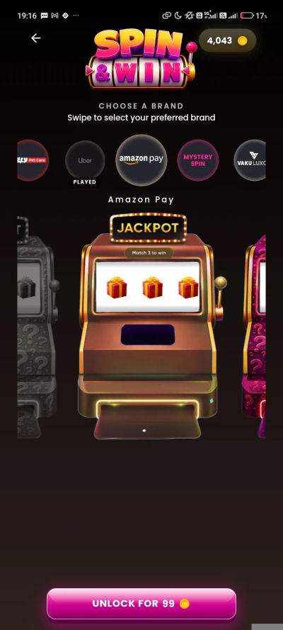 Amazon Pay 50 Gift Card @ 40 plus extra discount