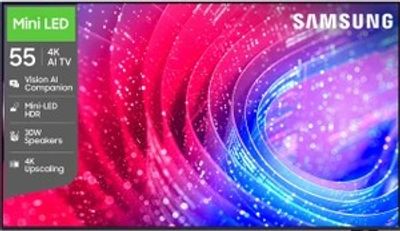 Samsung Vision AI 138 cm (55 inch) Ultra HD (4K) Mini LED Smart Tizen TV 2026 Edition