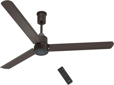 V-Guard Zenair Pro BLDC1200mm Ceiling Fan|LED Speed Indicator |Matte Brown