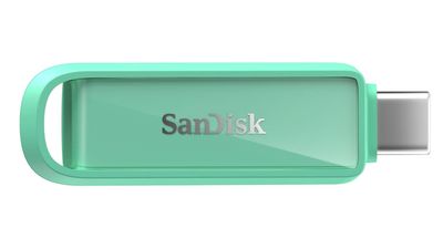 SanDisk Phone Drive with USB-C, 1TB, Upto 150 MB/s, Seafoam Green, 2Y Warranty, Automatic Backup Using SMZ, Works with iPhone 15 & iPhone 16 Series