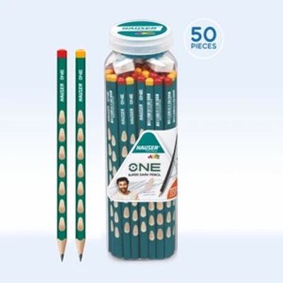 HAUSER One Wooden Pencil Pack of 50 Pencil (Set of 50, Green)