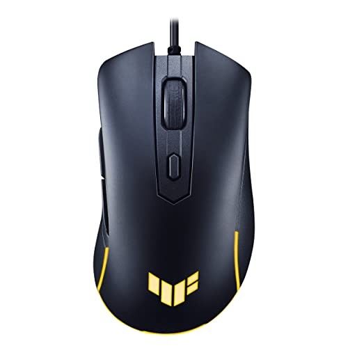 ASUS TUF Gaming M3 Gen II Wired Gaming Mouse - 59g Ultra-Lightweight, 8000 DPI Optical Sensor, IP56 Water & Dust Resistant, Antibacterial Guard, 6 Programmable Buttons (Black)