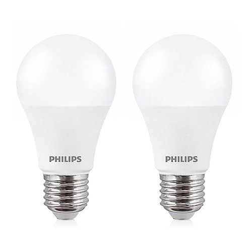 PHILIPS 12-Watts LED Bulb E27 Base (Crystal White, Pack of 2)