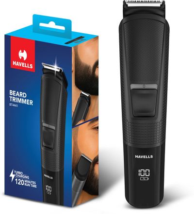 HAVELLS BT4441 Trimmer 120 min Runtime 9 Length Settings (Black)