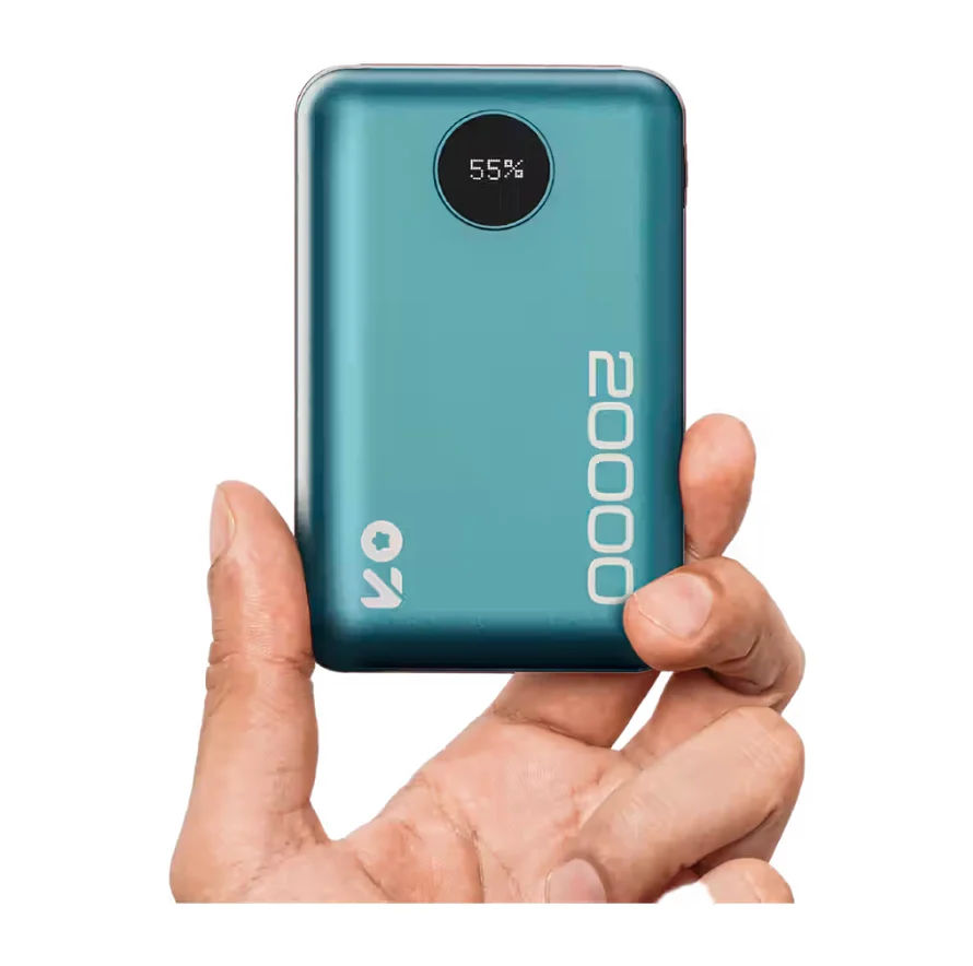 GOBOULT 20000 mAh 22.5 W Power Bank Lithium Polymer, Fast Charging for Earbuds, Mobile (Teal) on Instamart