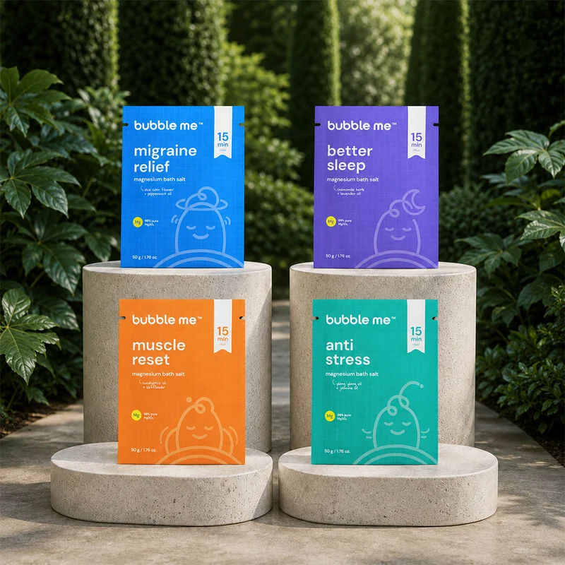 The Reset Kit - 4 Magnesium Bath Salt Rituals (Buy 2 Get 1 Free)
