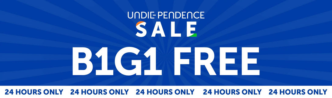 Undiependence Sale BUY 1 GET 1 FREE