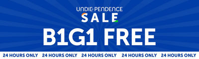 Undiependence Sale BUY 1 GET 1 FREE