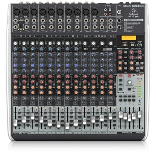 Behringer Xenyx QX2442USB Premium 24-Input 4/2-Bus Mixer with USB Interface