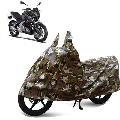 Sulfar Bike Cover for Bajaj Pulsar F250 (2026 Relaunch) (Sports Semi-Faired) | Waterproof, Dustproof & UV Protected | All Weather Two Wheeler Cover (Army Green) New 2026 Variants