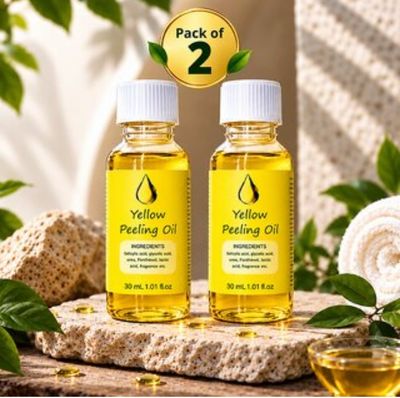 Rice pure yellow peeling oil 30 ml each pack of 2