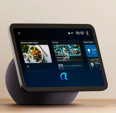 (Lowest)Amazon Echo Show 8, vibrant 8.7" HD display with Alexa+, spatial audio, new sleek design, smart home controls, 2x bass speaker