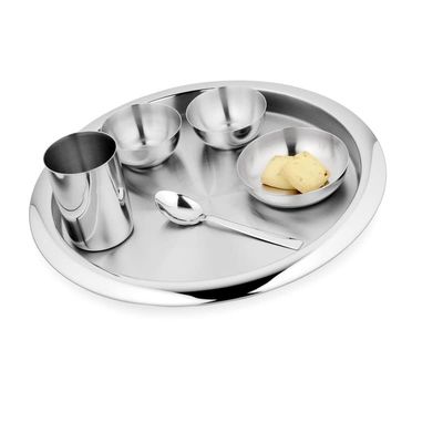 Steelcraft Premium Cookware Stainless Steel 6 Piece Dinner Supreme Thali Set [28% Coupon]