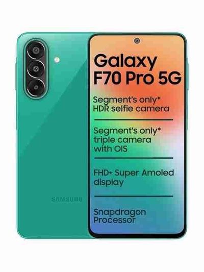 Samsung Galaxy F70 Pro 5G (Aura Green, 128 GB) (6 GB RAM)