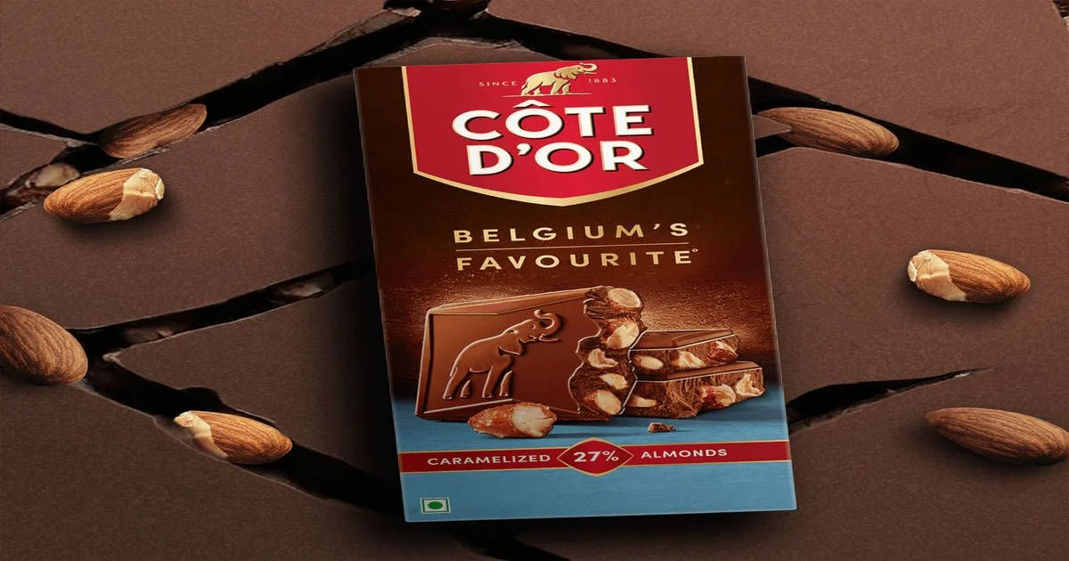 Check out COTE D'OR Caramelized Almonds Milk Premium Belgian Chocolate Bar